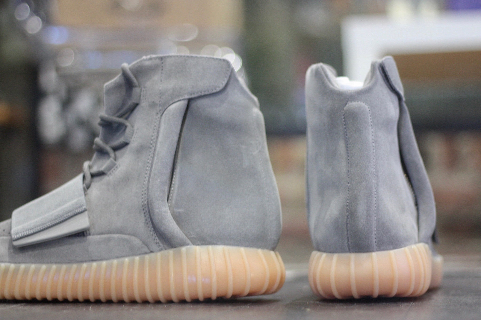 ADIDAS YEEZY BOOST 750 LIGHT GREY GUM bb1840 - thesneakerspy