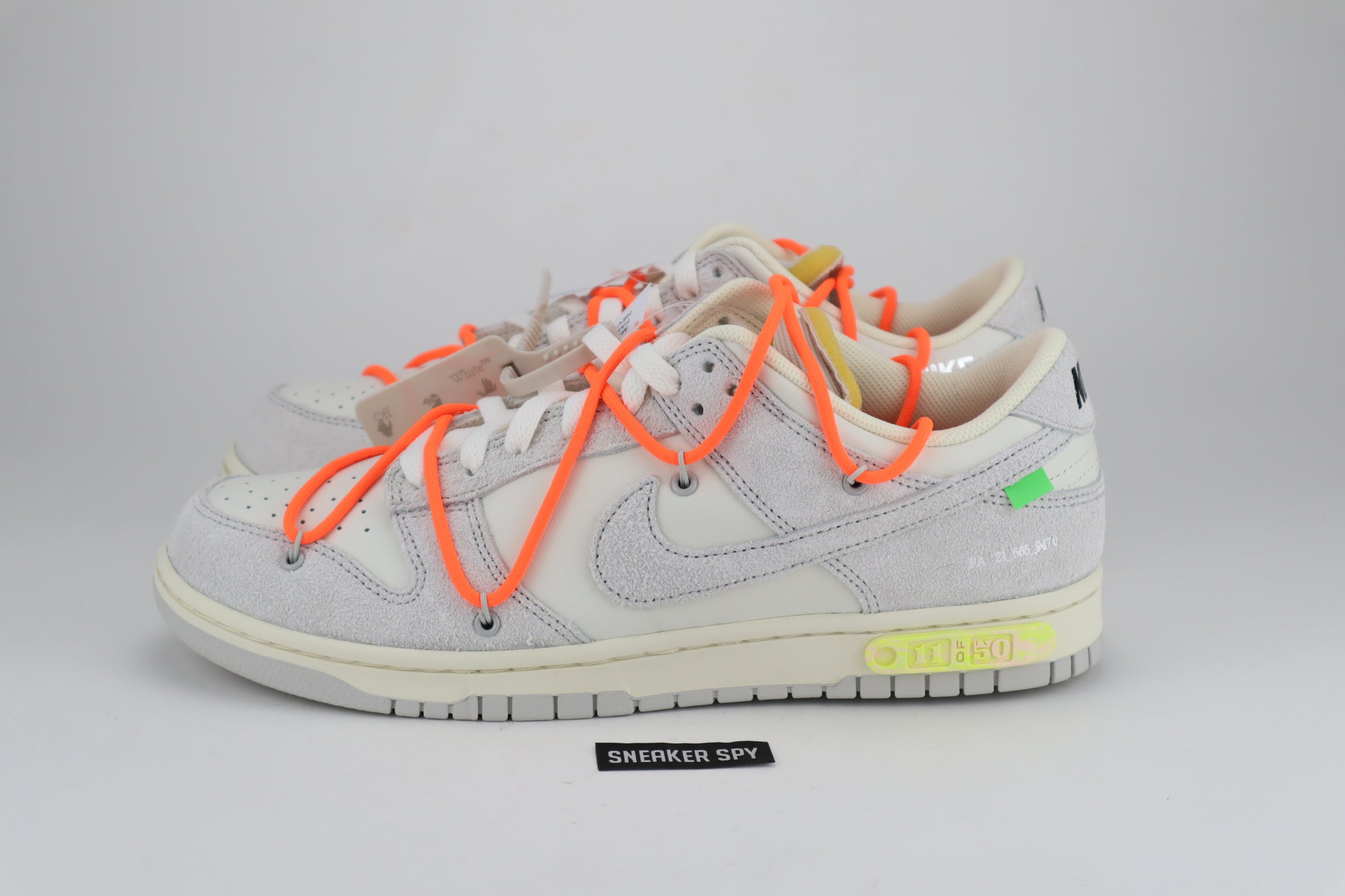 NIKE DUNK LOW OFF WHITE "LOT 11 OF 50" DJ0950 108