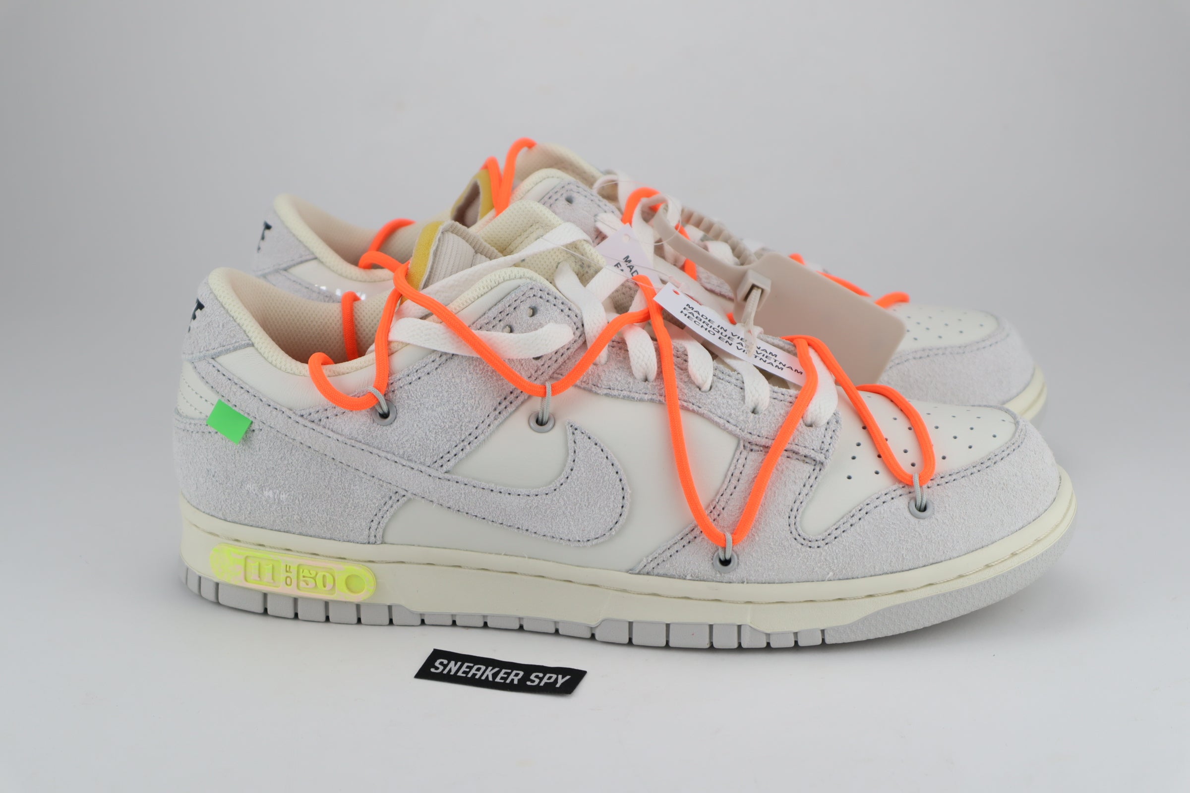 NIKE DUNK LOW OFF WHITE "LOT 11 OF 50" DJ0950 108