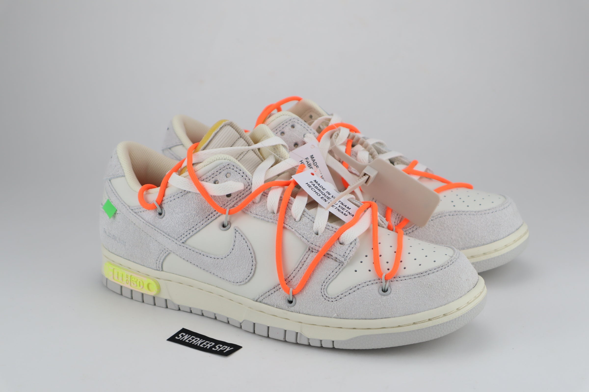 NIKE DUNK LOW OFF WHITE "LOT 11 OF 50" DJ0950 108