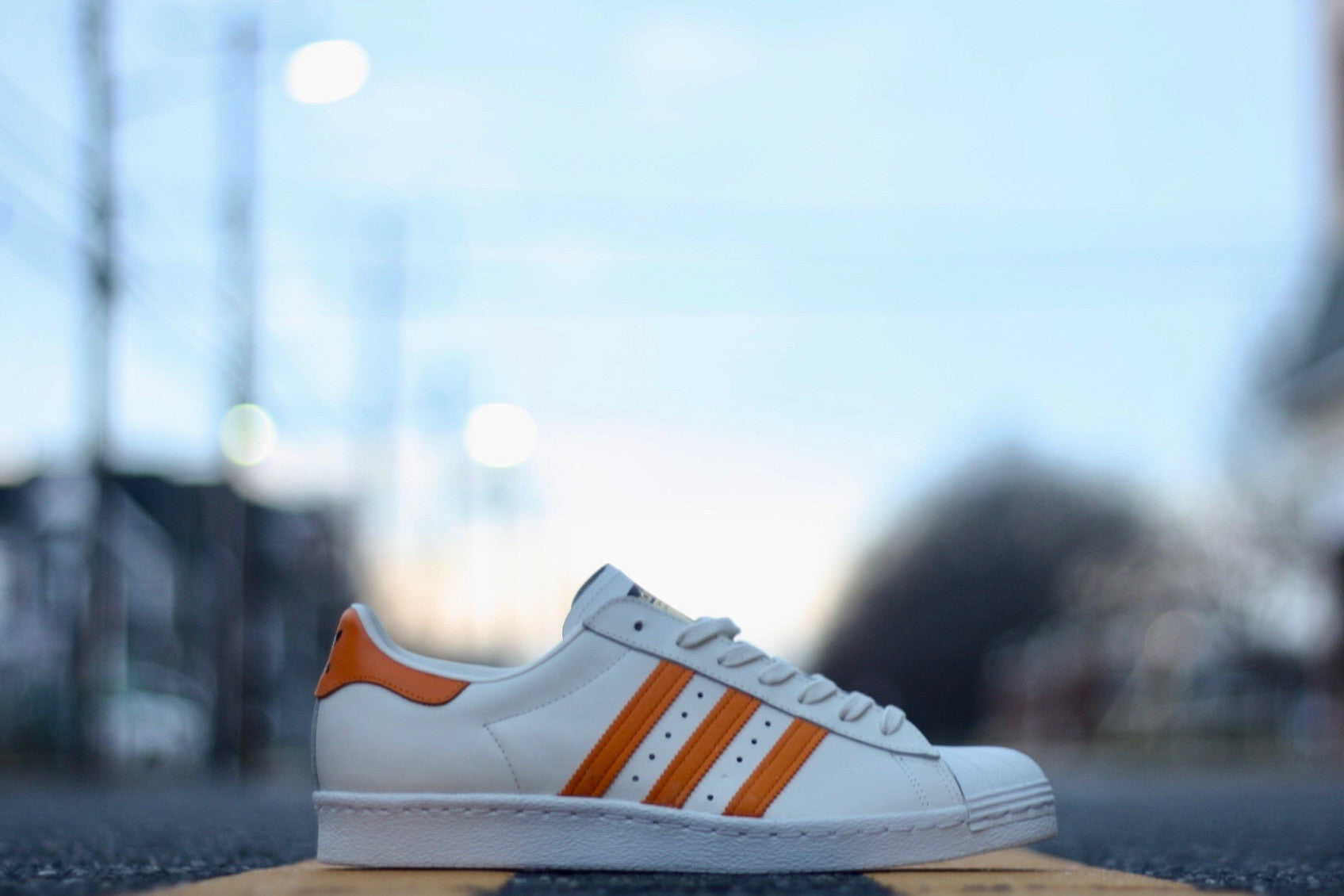 ADIDAS SUPERSTAR 80S "LIGHT ORANGE / OFF WHITE" S75842 - thesneakerspy