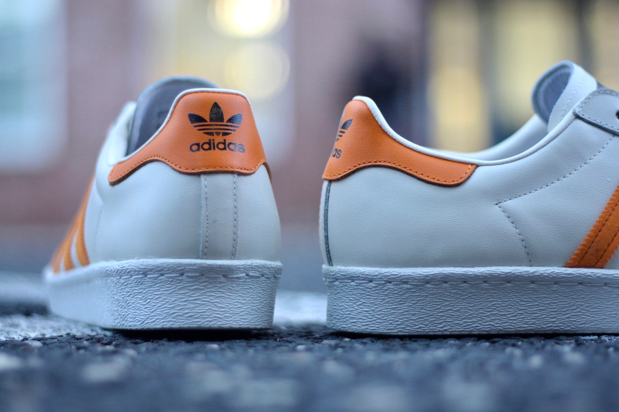 ADIDAS SUPERSTAR 80S "LIGHT ORANGE / OFF WHITE" S75842 - thesneakerspy