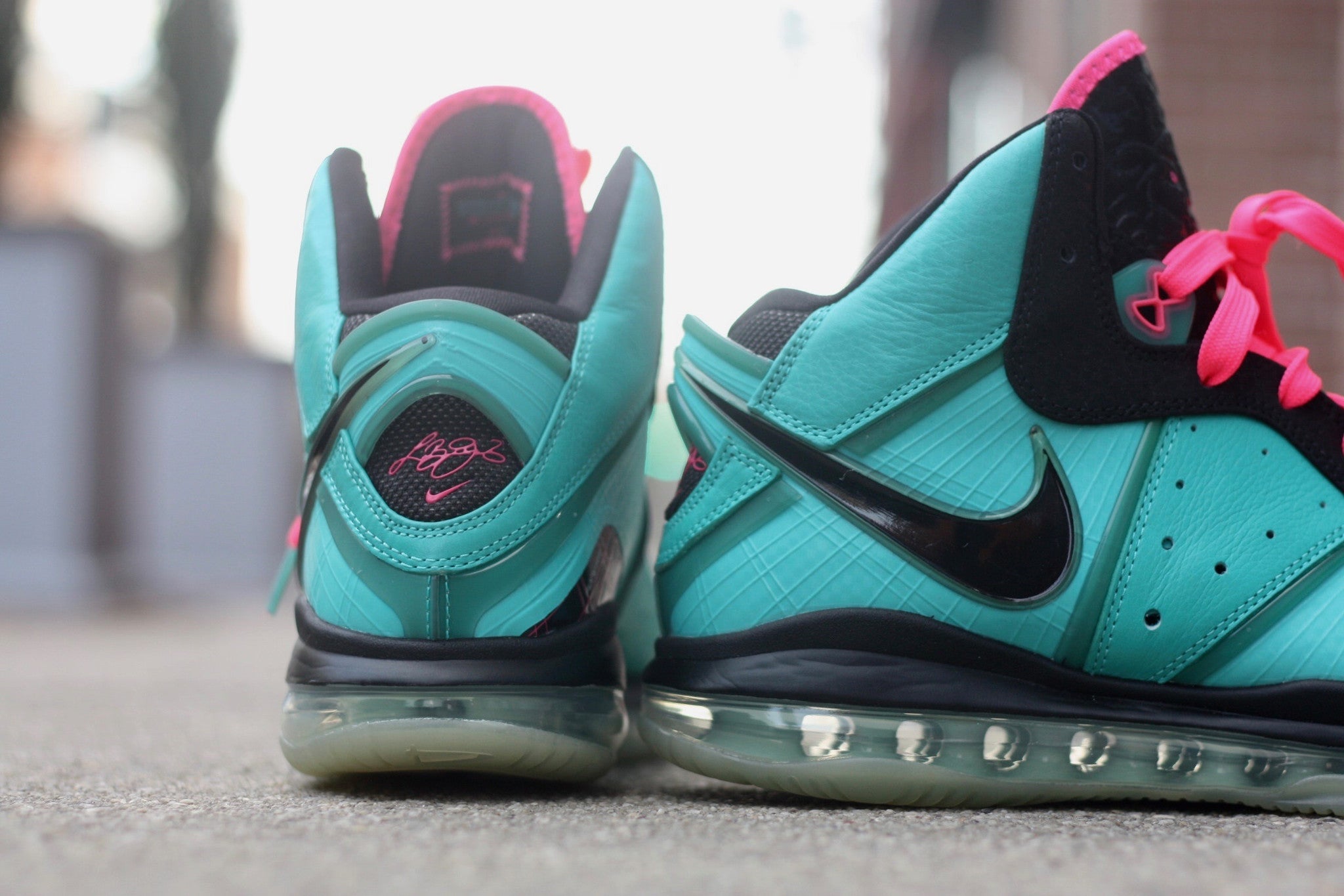 NIKE LEBRON 8 PRE HEAT "SOUTH BEACH" 417098-401