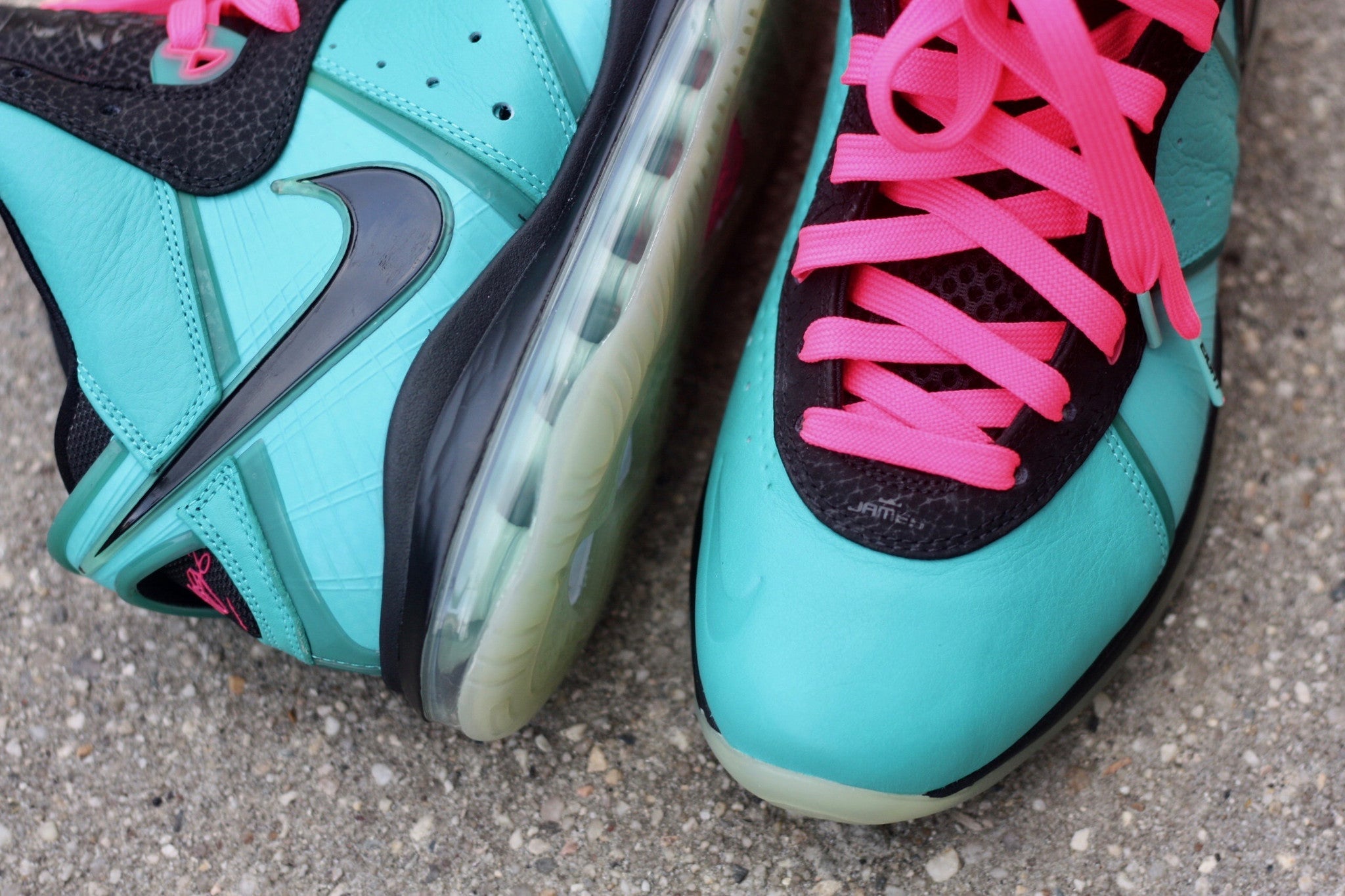 NIKE LEBRON 8 PRE HEAT "SOUTH BEACH" 417098-401