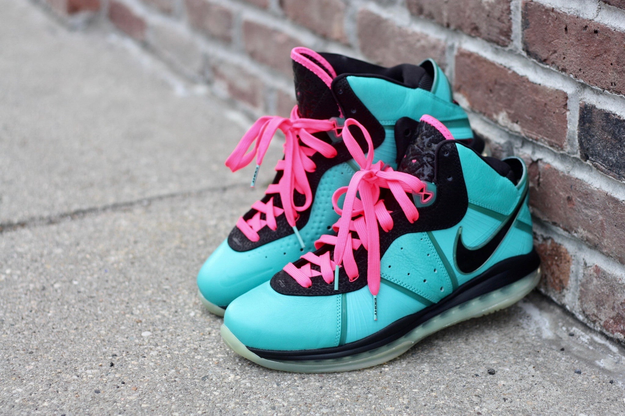 NIKE LEBRON 8 PRE HEAT "SOUTH BEACH" 417098-401