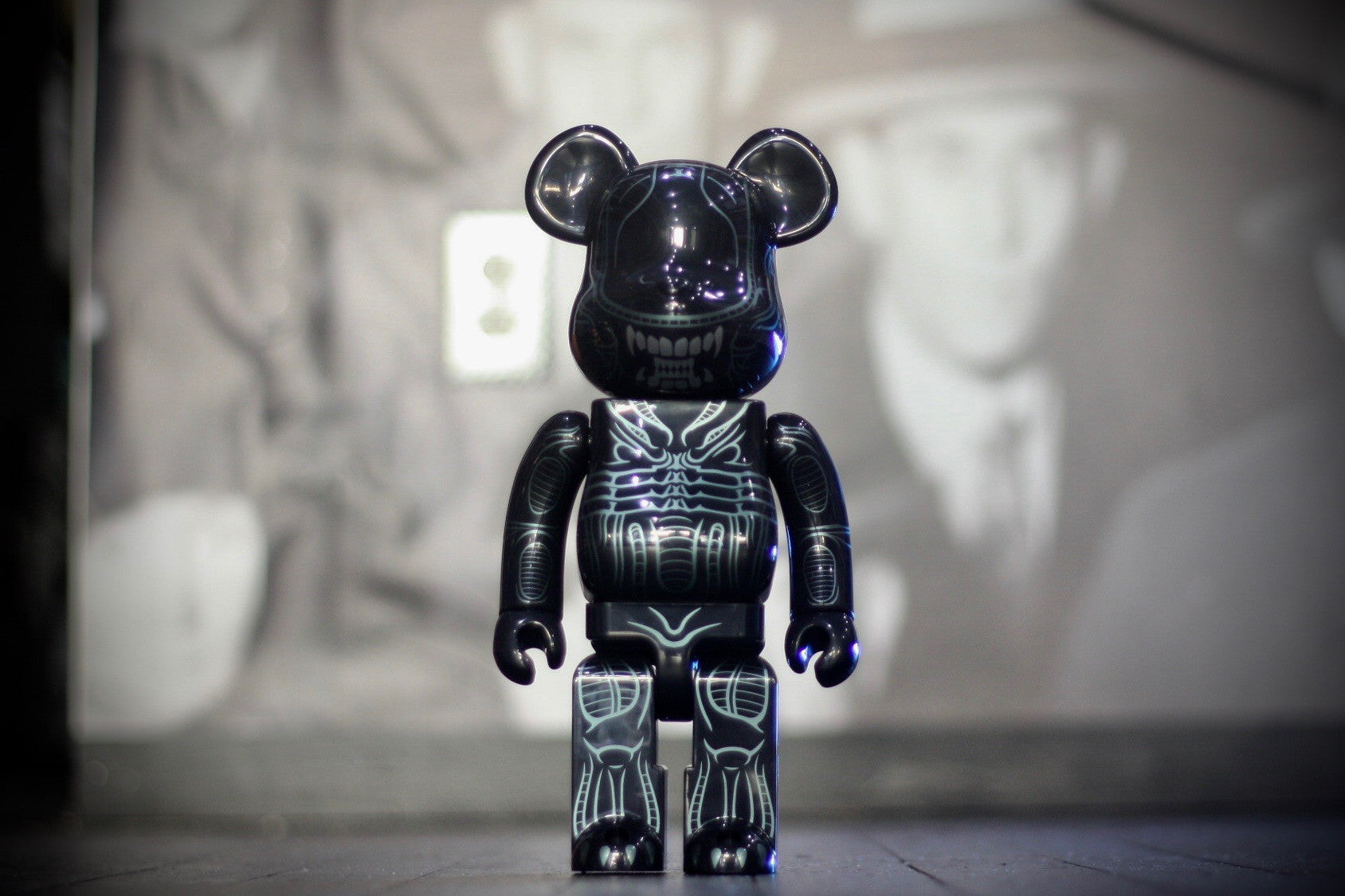 MEDICOM TOY 400% BEARBRICK - ALIEN WARRIOR