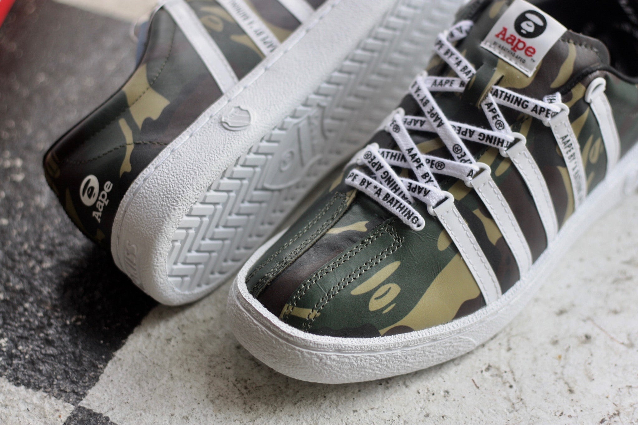 KSWISS CLASSIC X A BATHING APE AAPE "CAMO" - thesneakerspy