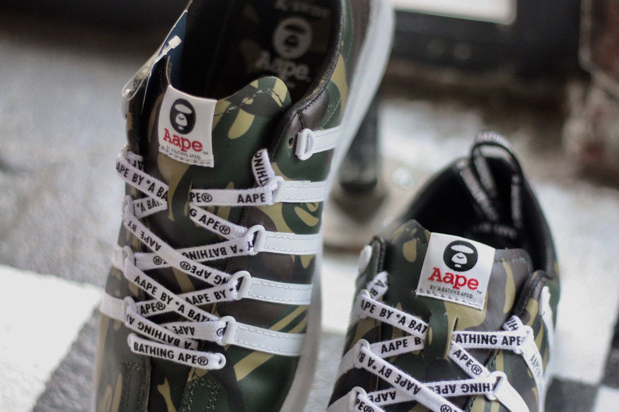 KSWISS CLASSIC X A BATHING APE AAPE "CAMO" - thesneakerspy