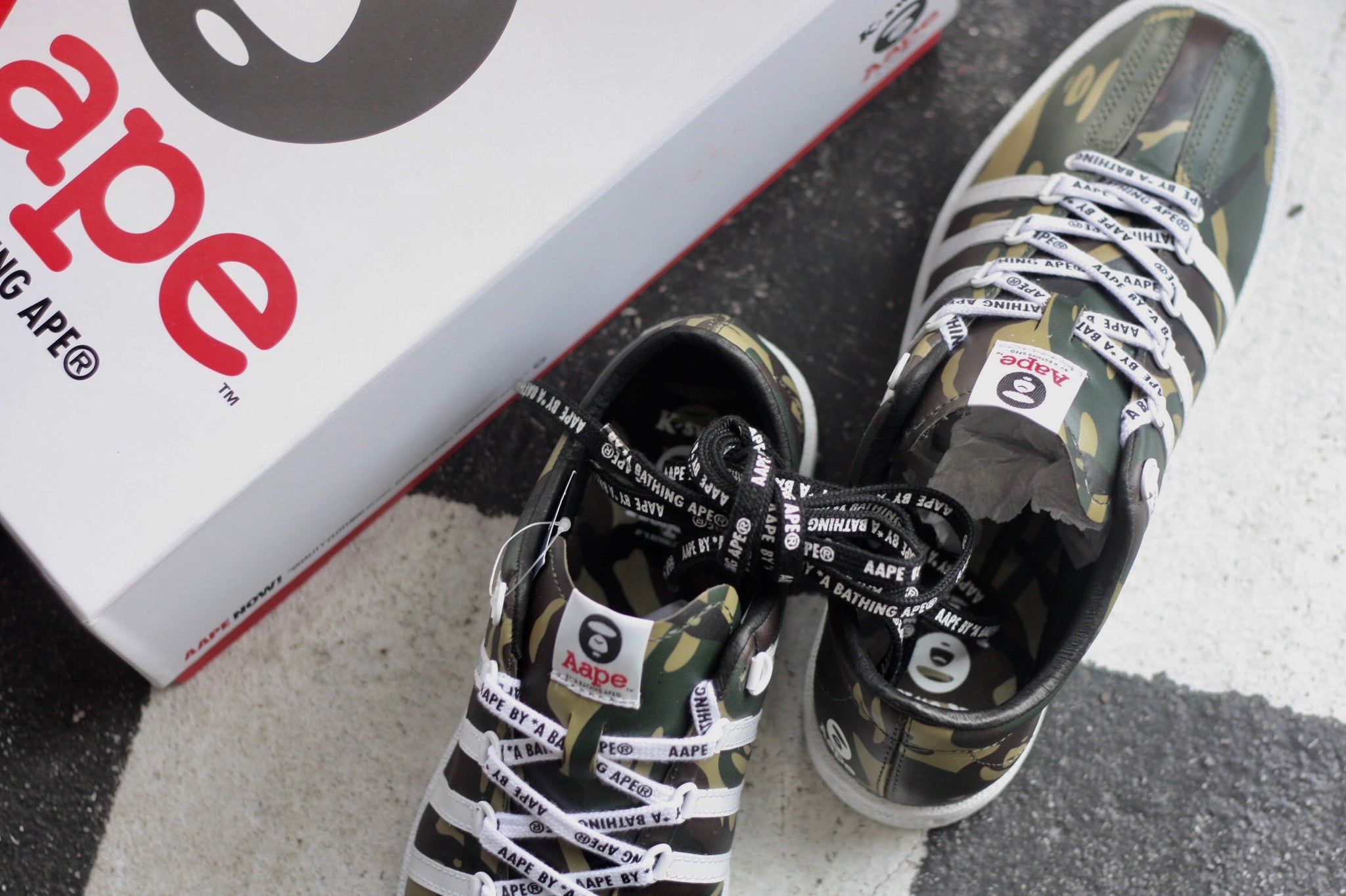 KSWISS CLASSIC X A BATHING APE AAPE "CAMO" - thesneakerspy