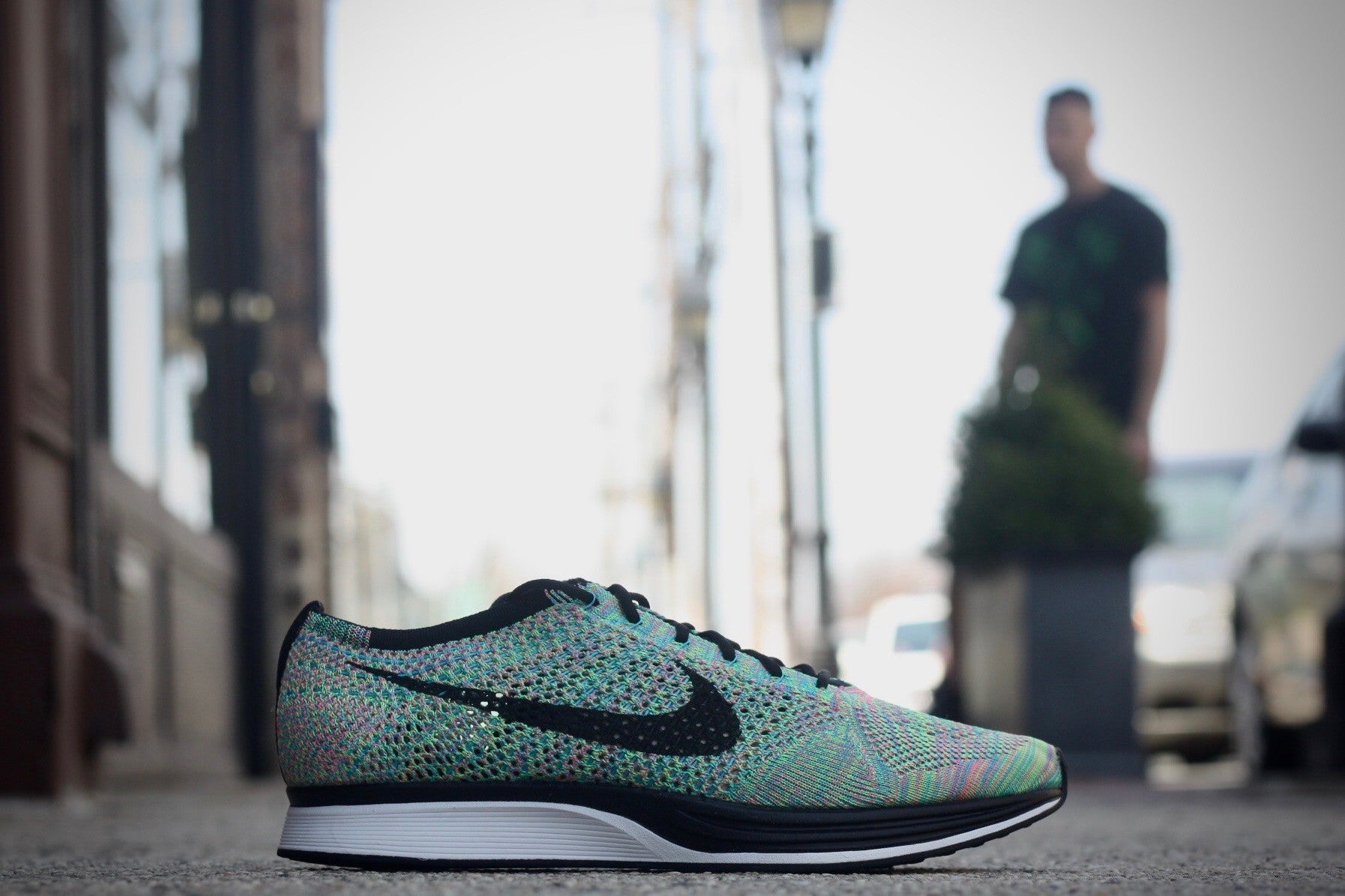 NIKE FLYKNIT RACER "MULTI-COLOR" 526628-304