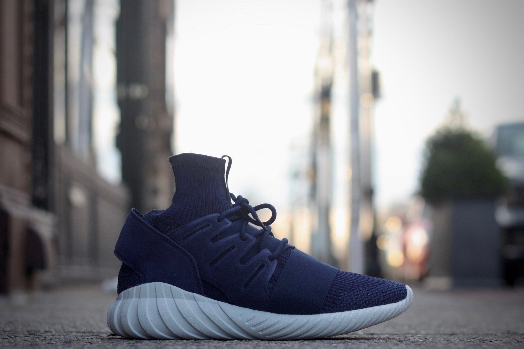 ADIDAS TUBULAR DOOM PK PRIMEKNIT "NAVY / WHITE" S80103 - thesneakerspy