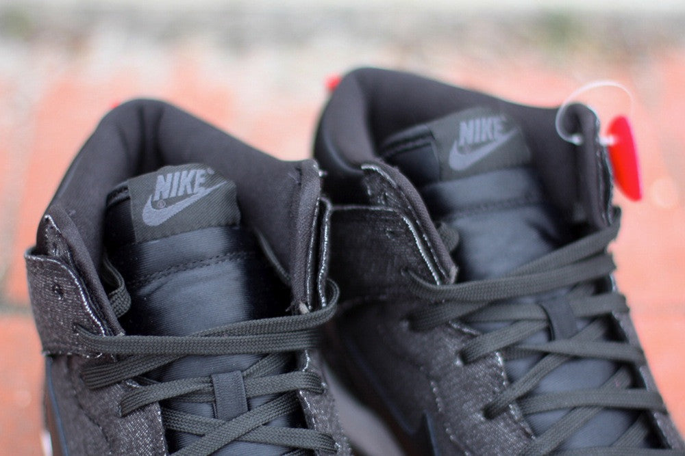 NIKE DUNK HIGH CMFT "BLACK DENIM" 705434 001 - thesneakerspy