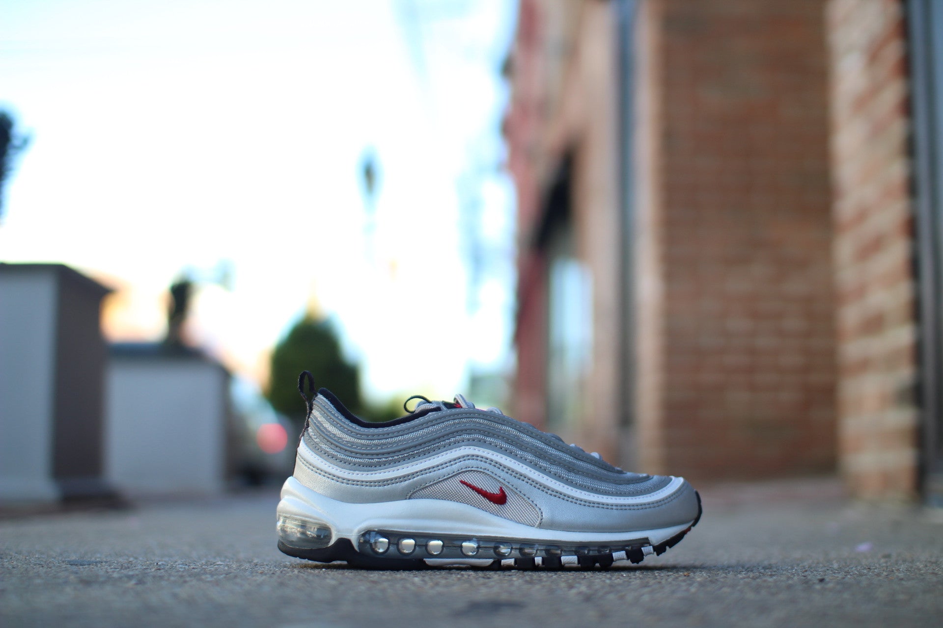 NIKE AIR MAX 97 OG QS WOMENS "SILVER BULLET" 885691-001