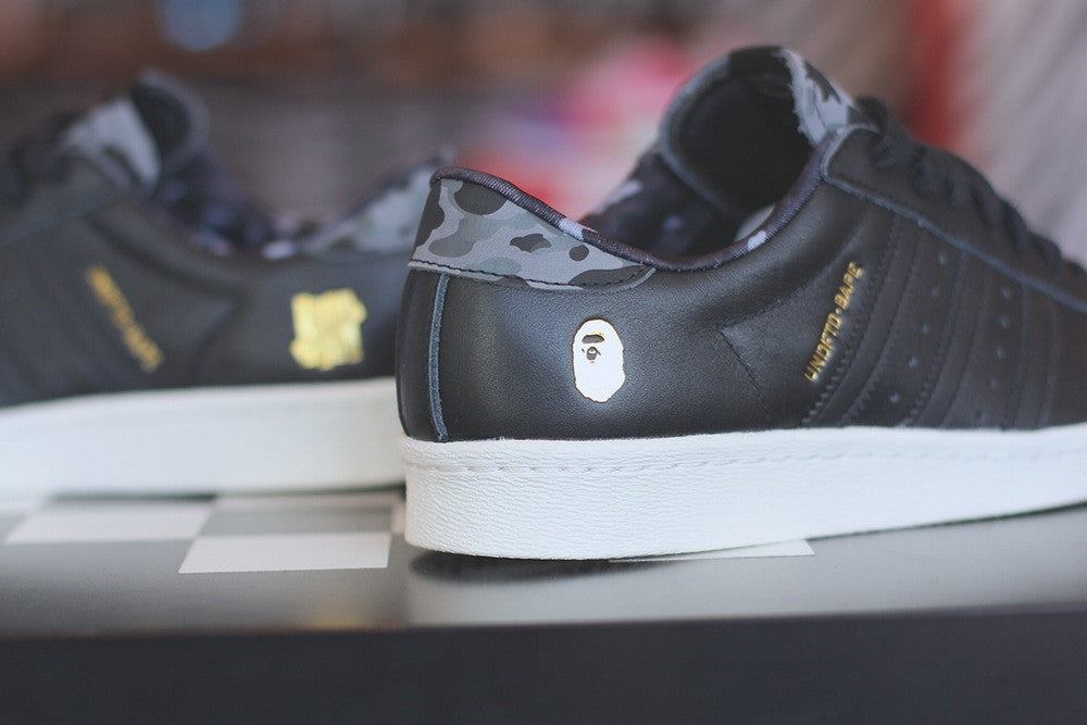 ADIDAS SUPERSTAR X UNDFTD X BAPE BLACK CAMO B34291 - thesneakerspy