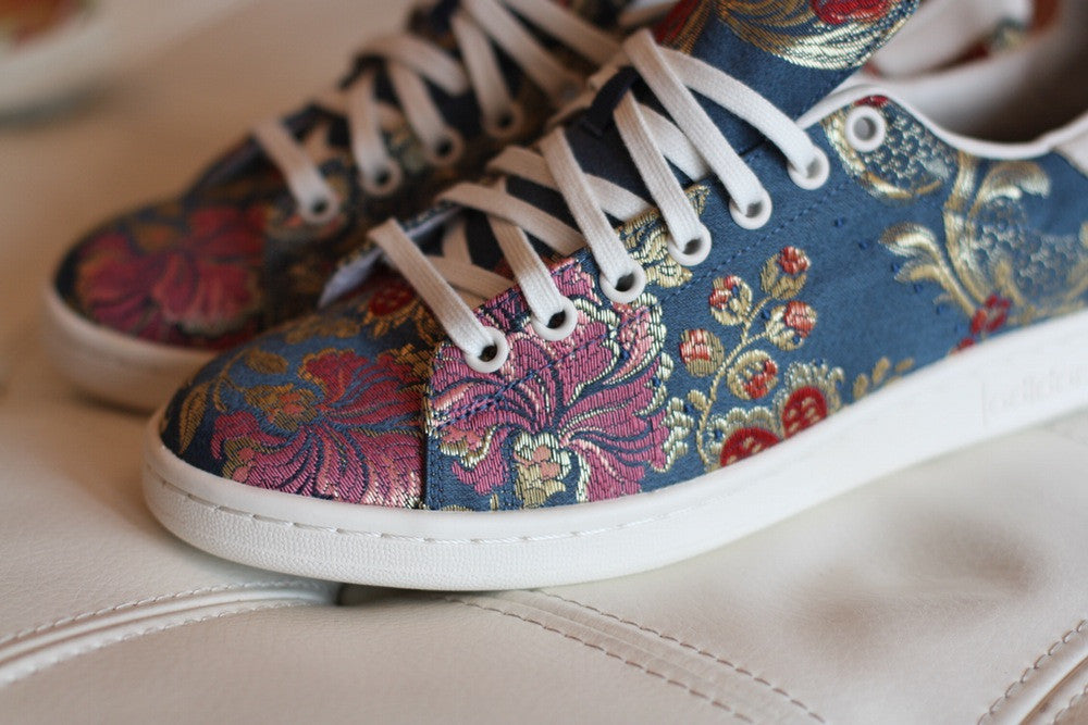 ADIDAS STAN SMITH PHARRELL WILLIAMS JACQUARD "BLUE" B25384 - thesneakerspy