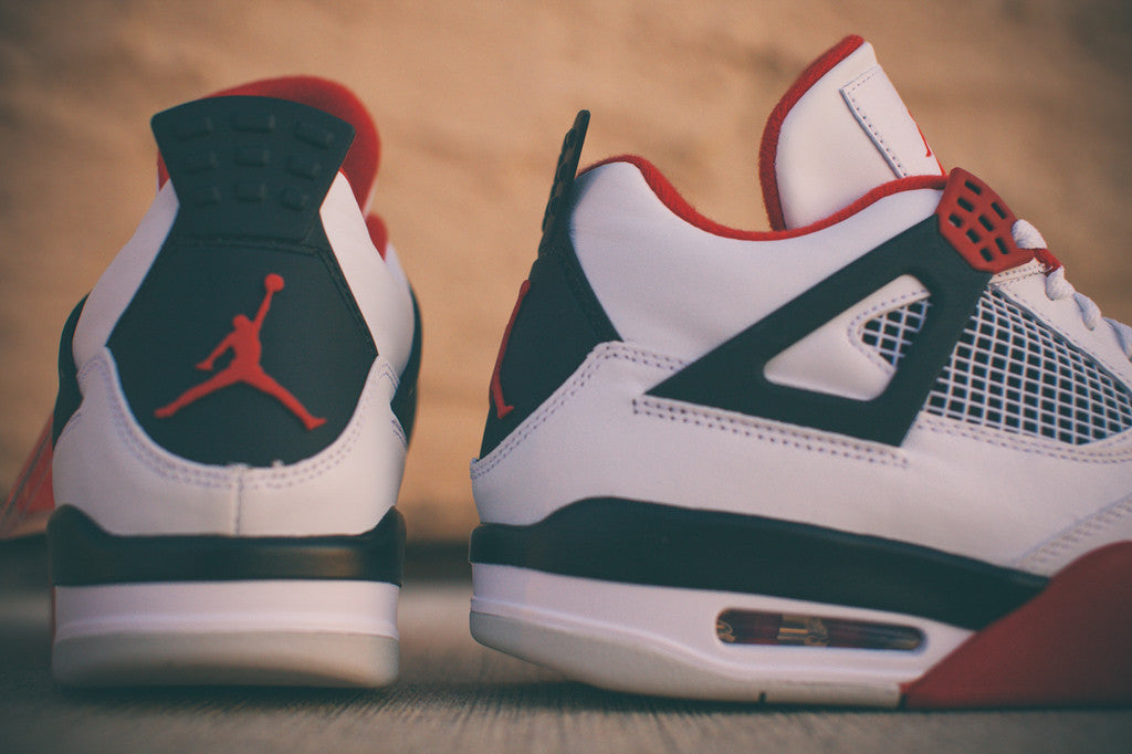 AIR JORDAN RETRO 4 IV "FIRE RED" 308497-110 - thesneakerspy