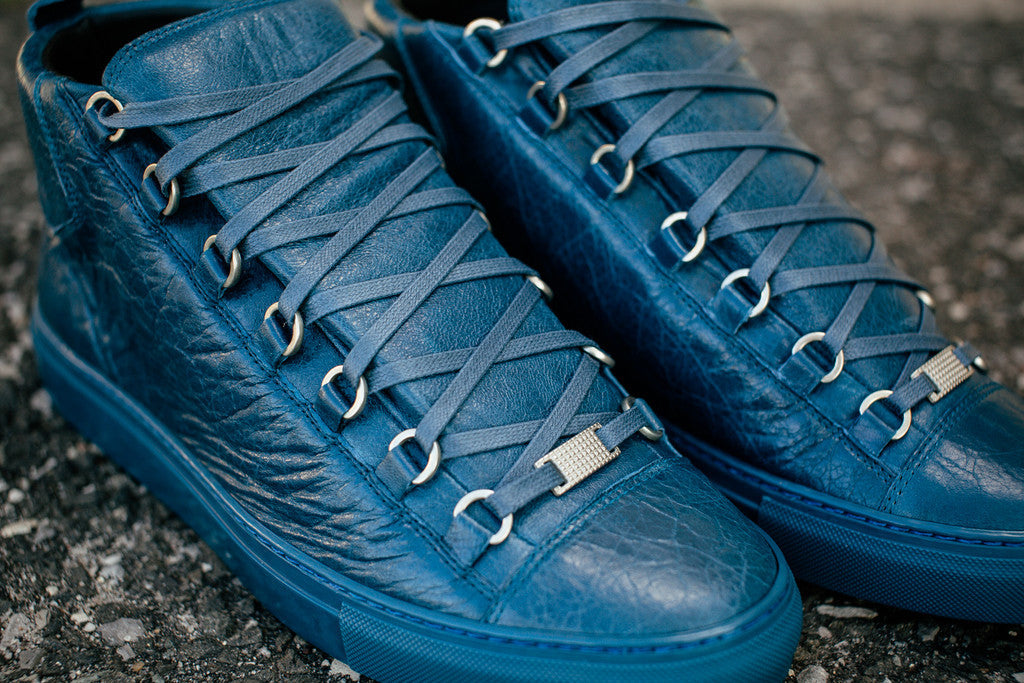 BALENCIAGA ARENA HIGH "TORRENT BLUE" - thesneakerspy