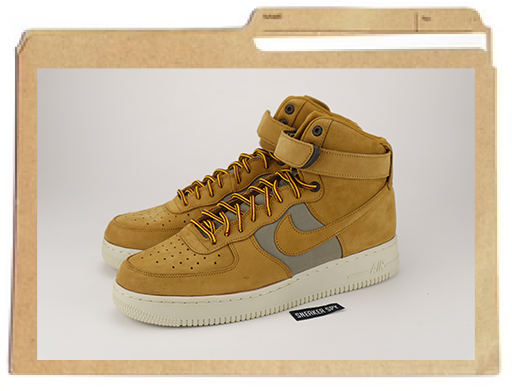 NIKE AIR FORCE 1 HI PRM 07' "WHEAT" 525317 700