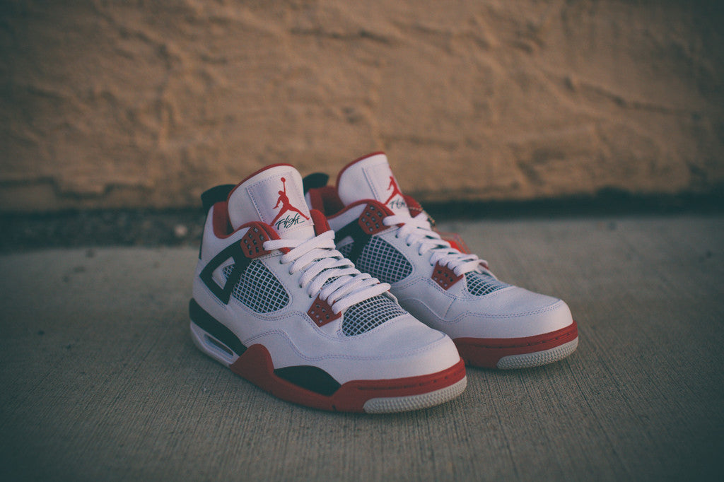 AIR JORDAN RETRO 4 IV "FIRE RED" 308497-110 - thesneakerspy