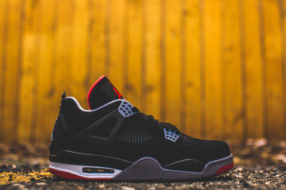 AIR JORDAN RETRO 4 "BRED" 308497 089 2012 RELEASE - thesneakerspy