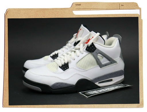 RETRO 4 WHITE CEMENT 2012