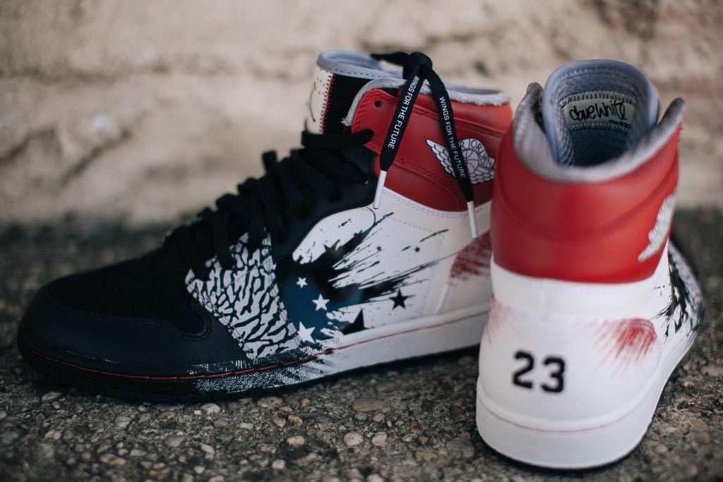 AIR JORDAN RETRO 1 X DAVE WHITE "WINGS OF THE FUTURE" - thesneakerspy